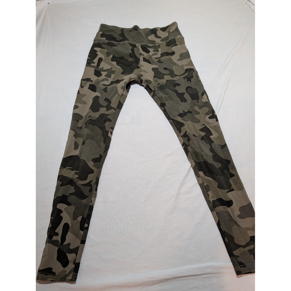 Wild Fable Camo Print High Waisted Leggings Green Brown Camouflage Women Small